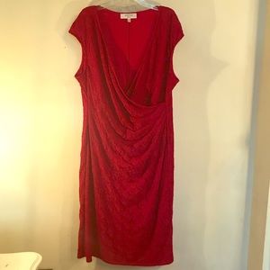 Red Lace Cocktail Dress